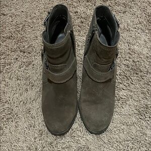 Gianni Bini Brown Ankle Boots